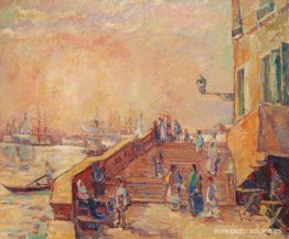 Acantilado de Venecia visto desde la Piazza de San Marcos Acantilado de Venecia visto desde la Piazza de San Marcos