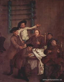 Los números del dibujo de los cazadores Los números del dibujo de los cazadores