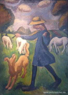 La pastora. Primavera Marie Niño La pastora. Primavera Marie Niño