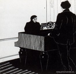 Pianista y oyente Pianista y oyente