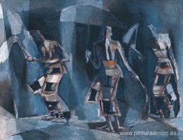 Figuras senegalesas bailando Figuras senegalesas bailando