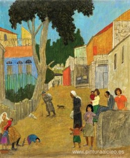 familia en un pueblo familia en un pueblo
