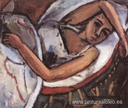 mujer reclinada mujer reclinada