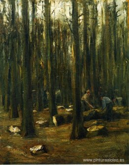 Leñador en el bosque Leñador en el bosque