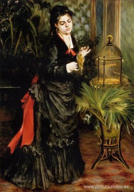 Mujer con un loro (Henriette Darras) Mujer con un loro (Henriette Darras)