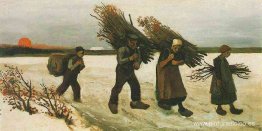 Recolectores de madera en la nieve Recolectores de madera en la nieve