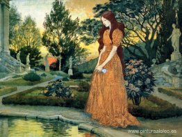 chica en el jardin chica en el jardin