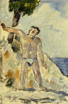 Bañista con los brazos abiertos Bañista con los brazos abiertos