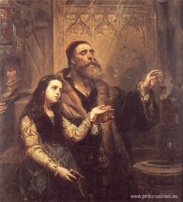 Blind Veit Stoss con su hija Blind Veit Stoss con su hija