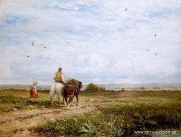 El camino al campo de heno El camino al campo de heno