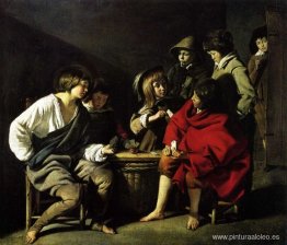 Jugadores de cartas pequeñas Jugadores de cartas pequeñas