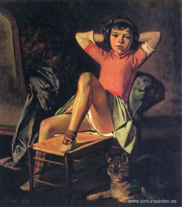 niña y gato niña y gato