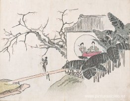 Sin título (figuras tocando instrumentos en un jardín) Sin título (figuras tocando instrumentos en un jardín)