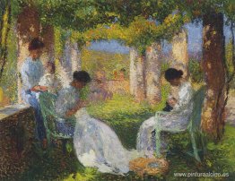 mujeres cosiendo mujeres cosiendo