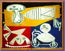 Françoise Gilot con Paloma y Claude Françoise Gilot con Paloma y Claude