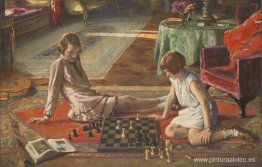 Los jugadores de ajedrez Los jugadores de ajedrez