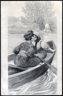 pareja en el barco pareja en el barco