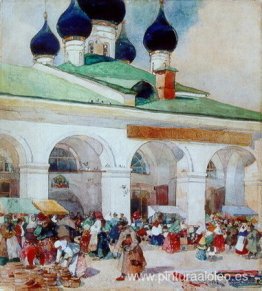 El mercado fuera de los Khranilov El mercado fuera de los Khranilov