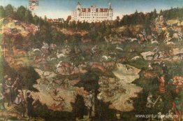 Caza en honor de Carlos V en el Castillo de Torgau Caza en honor de Carlos V en el Castillo de Torgau