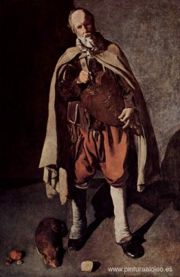 El zanfonista con un perro El zanfonista con un perro