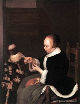 una mujer girando una mujer girando