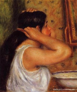 Mujer peinándose Mujer peinándose