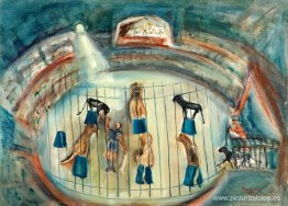 escena de circo escena de circo