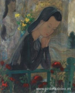 mujer en el balcón mujer en el balcón