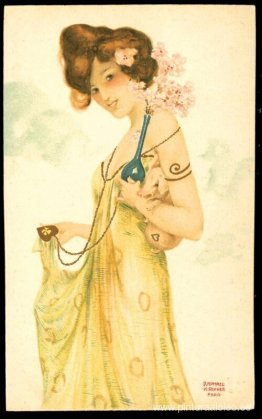 Chicas con amuletos de buena suerte. Chicas con amuletos de buena suerte.