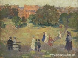 En los jardines de Luxemburgo En los jardines de Luxemburgo