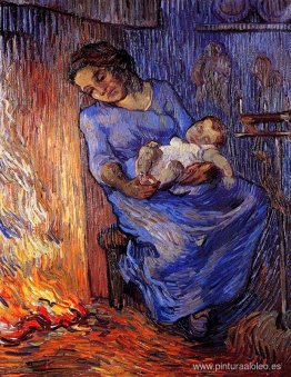 El hombre está en el mar (según Demont-Breton) El hombre está en el mar (según Demont-Breton)