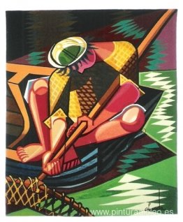 El pescador, tapiz. El pescador, tapiz.