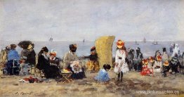 Escena de playa, Trouville Escena de playa, Trouville
