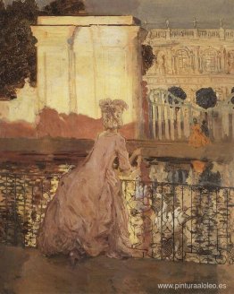 dama junto a la piscina dama junto a la piscina