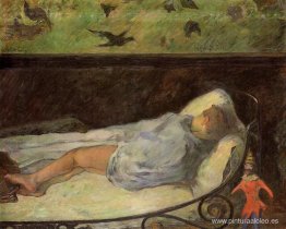 Niña soñando (estudio de un niño dormido) Niña soñando (estudio de un niño dormido)