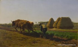 Escena de arado Escena de arado