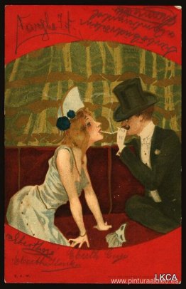 Parejas entre bordes rojos. Parejas entre bordes rojos.