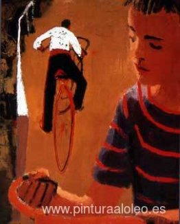 Niños en bicicleta Niños en bicicleta