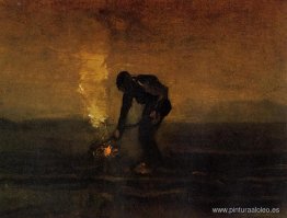 Campesinos quemando malezas Campesinos quemando malezas