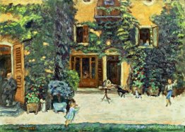 Jugando a la pelota (también conocido como Niños en un jardín) Jugando a la pelota (también conocido como Niños en un jardín)