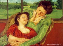 Reine Lefebre y Margot ante una ventana Reine Lefebre y Margot ante una ventana