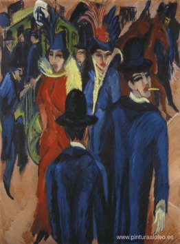 Escena callejera de Berlín Escena callejera de Berlín