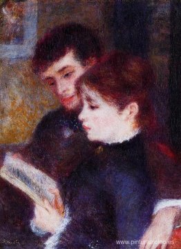 Pareja de lectura (Edmond Renoir y Marguerite Legrand) Pareja de lectura (Edmond Renoir y Marguerite Legrand)