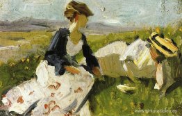 Dos mujeres en la ladera Dos mujeres en la ladera