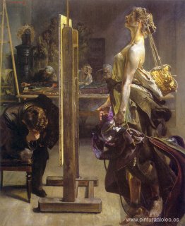 La inspiración del pintor La inspiración del pintor