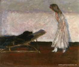 Marthe y el perro, Negro Marthe y el perro, Negro