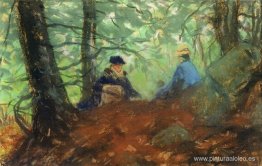 Dos chicas en el bosque Dos chicas en el bosque