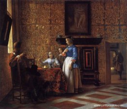 Interior con figuras Interior con figuras