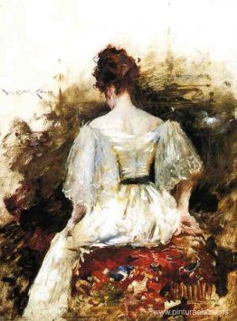 Retrato de una mujer - El vestido blanco Retrato de una mujer - El vestido blanco
