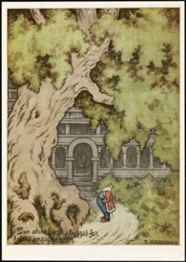 Den store eken skygget para kongsgården Den store eken skygget para kongsgården